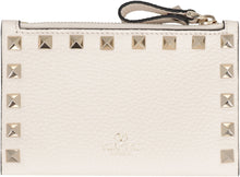 Load image into Gallery viewer, Rockstud leather card holder
