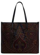 Carica l'immagine nel visualizzatore di Gallery, Borsa tote con motivo paisley
