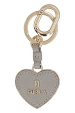 Carica l'immagine nel visualizzatore di Gallery, Portachiavi Furla Camelia in pelle con logo
