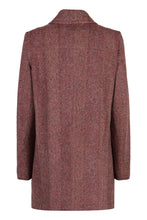 Carica l'immagine nel visualizzatore di Gallery, Cappotto doppiopetto in tweed misto lana
