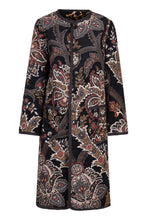 Carica l'immagine nel visualizzatore di Gallery, Cappotto reversibile in motivo jacquard
