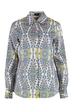 Carica l'immagine nel visualizzatore di Gallery, Camicia in popeline di cotone stampata
