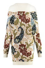 Carica l'immagine nel visualizzatore di Gallery, Cardigan in maglia jacquard
