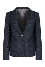 Carica l'immagine nel visualizzatore di Gallery, Giacca in denim jacquard
