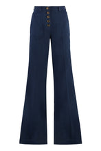 Carica l'immagine nel visualizzatore di Gallery, Pantaloni flared-leg

