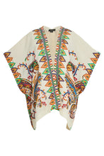 Load image into Gallery viewer, Poncho with multicolored print
