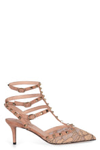Carica l'immagine nel visualizzatore di Gallery, Décolleté Rockstud In suede e pizzo
