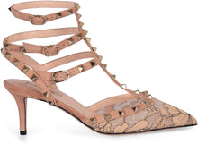 Carica l'immagine nel visualizzatore di Gallery, Décolleté Rockstud In suede e pizzo
