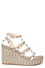 Carica l'immagine nel visualizzatore di Gallery, Zeppe Rockstud in pelle
