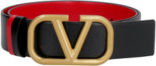 Carica l'immagine nel visualizzatore di Gallery, Cintura reversibile VLogo Signature in pelle
