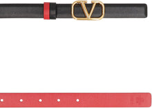 Carica l'immagine nel visualizzatore di Gallery, Cintura reversibile VLogo Signature in pelle
