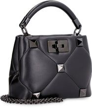 Carica l'immagine nel visualizzatore di Gallery, Mini-bag Roman Stud The Handle Bag in pelle trapuntata - Valentino Garavani
