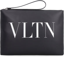 Carica l'immagine nel visualizzatore di Gallery, Valentino Garavani - Busta piatta in pelle con logo VLTN
