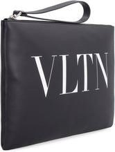 Carica l'immagine nel visualizzatore di Gallery, Valentino Garavani - Busta piatta in pelle con logo VLTN

