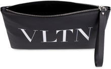 Carica l'immagine nel visualizzatore di Gallery, Valentino Garavani - Busta piatta in pelle con logo VLTN
