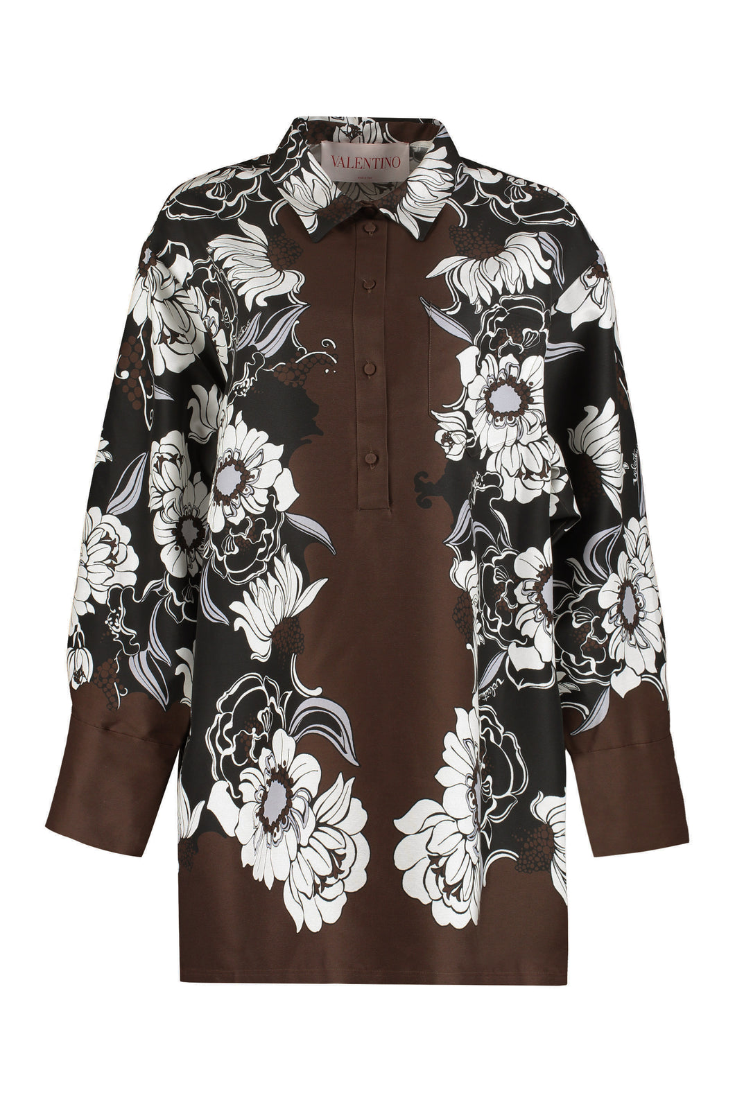 Abito chemisier stampato