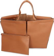 Load image into Gallery viewer, Folio leather tote
