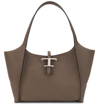 Carica l'immagine nel visualizzatore di Gallery, Borsa Shopping T Timeless in pelle
