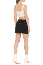 Carica l'immagine nel visualizzatore di Gallery, Crop top in tweed lurex

