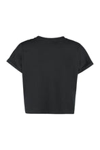 Carica l'immagine nel visualizzatore di Gallery, T-shirt crop con logo
