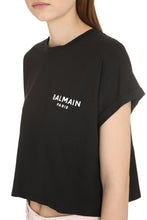 Carica l'immagine nel visualizzatore di Gallery, T-shirt crop con logo
