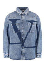 Carica l'immagine nel visualizzatore di Gallery, Camicia in denim con logo
