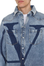 Carica l'immagine nel visualizzatore di Gallery, Camicia in denim con logo
