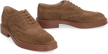 Carica l'immagine nel visualizzatore di Gallery, Scarpe stringate in pelle scamosciata
