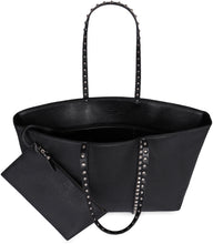 Carica l'immagine nel visualizzatore di Gallery, Borsa shopping Rockstud in pelle
