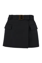 Load image into Gallery viewer, Wool mini skirt
