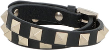 Carica l'immagine nel visualizzatore di Gallery, Bracciale Rockstud in pelle
