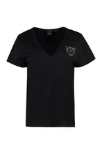 Carica l'immagine nel visualizzatore di Gallery, T-shirt in cotone con ricamo gioiello
