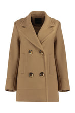 Load image into Gallery viewer, Double-breasted wool coat
