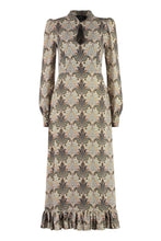 Carica l&#39;immagine nel visualizzatore di Gallery, Abito in crêpe stampato
