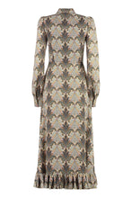 Carica l&#39;immagine nel visualizzatore di Gallery, Abito in crêpe stampato
