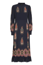 Carica l&#39;immagine nel visualizzatore di Gallery, Abito in crêpe stampato
