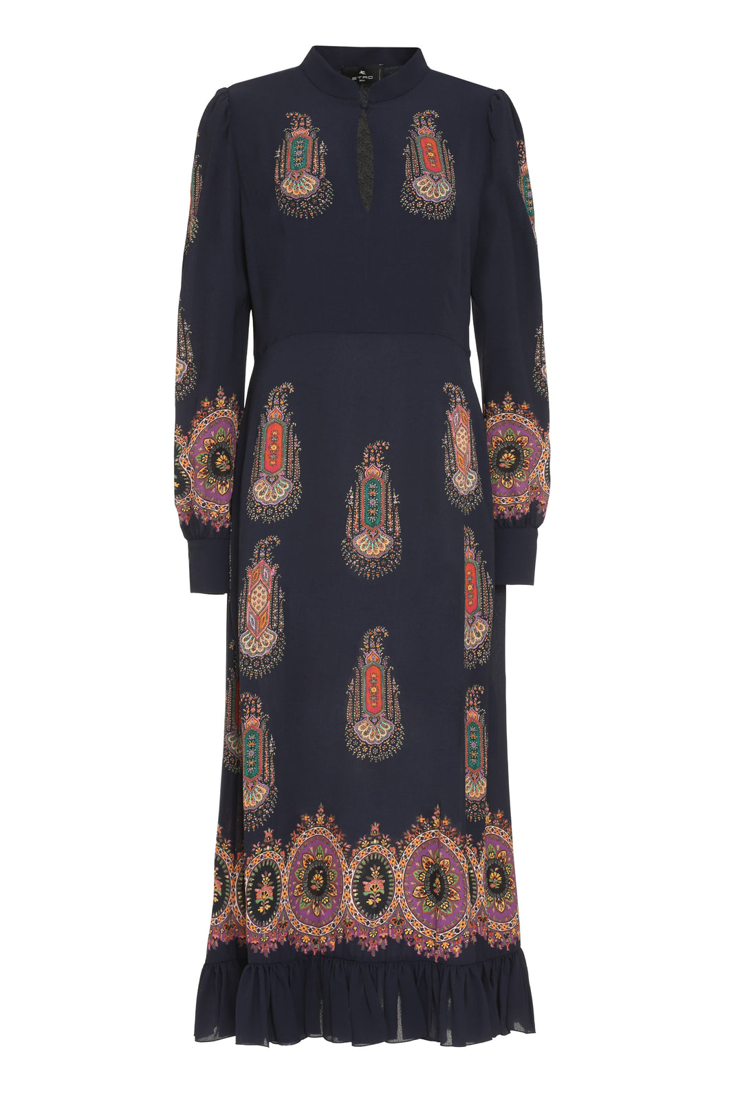 Abito in crêpe stampato