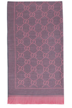 Carica l'immagine nel visualizzatore di Gallery, Sciarpa in lana jacquard con motivo GG
