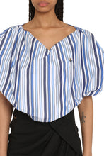 Carica l'immagine nel visualizzatore di Gallery, Blusa Heart in cotone a righe
