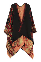Load image into Gallery viewer, Jacquard wool cape
