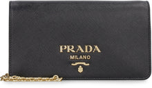 Carica l'immagine nel visualizzatore di Gallery, Wallet on chain in pelle saffiano
