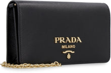 Carica l'immagine nel visualizzatore di Gallery, Wallet on chain in pelle saffiano
