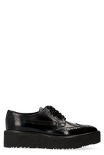 Load image into Gallery viewer, Leather brogue shoes with platform

