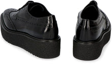 Load image into Gallery viewer, Leather brogue shoes with platform

