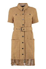 Carica l&#39;immagine nel visualizzatore di Gallery, Abito Dawson in tweed con frange
