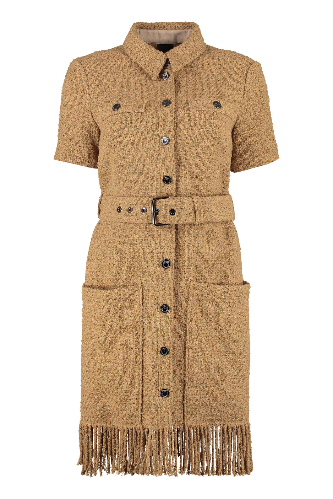 Abito Dawson in tweed con frange