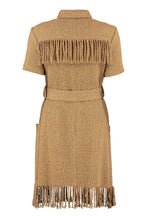 Carica l&#39;immagine nel visualizzatore di Gallery, Abito Dawson in tweed con frange
