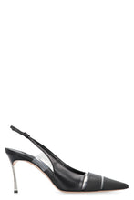 Carica l'immagine nel visualizzatore di Gallery, Sandali slingback Superblade in pelle e PVC
