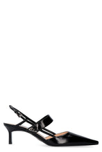 Load image into Gallery viewer, Leather pointy-toe slingback
