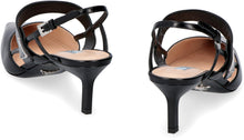 Load image into Gallery viewer, Leather pointy-toe slingback

